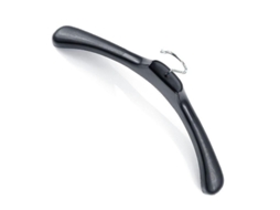 Cabides de plástico preto resistentes e rápidos, 50 cm extra longos, para roupas de adultos, camisas e vestidos. CUIDADOS