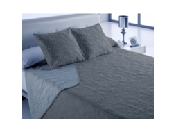 Colcha HOSTELINE VEGAS (Cinzento Pérola - 230 x 260 cm)