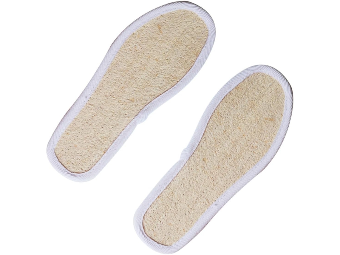 Palmilhas Respiráveis E Absorventes De Bucha Vegetal Para Homens Mulheres, Proporcionando Conforto E Suporte Aos Pés