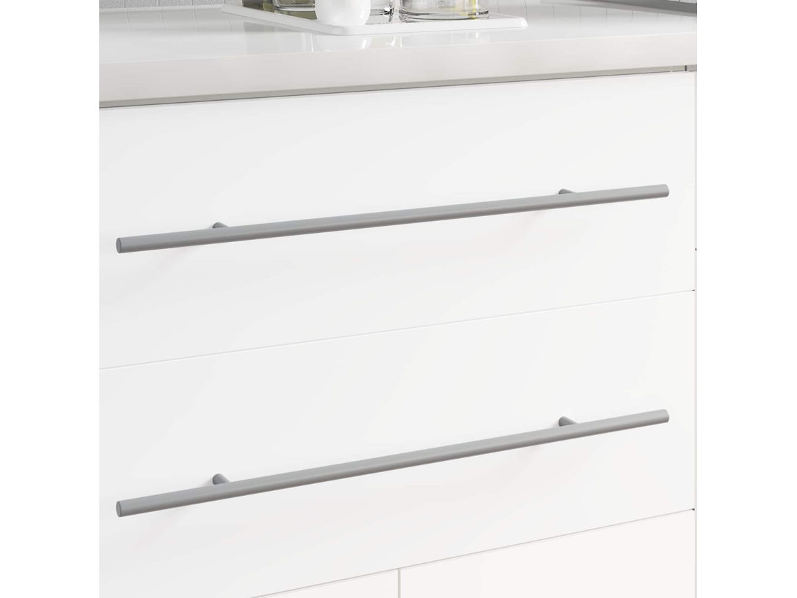 Vidaxl Cabo 12 Pcs Prateado 500 Mm Aço