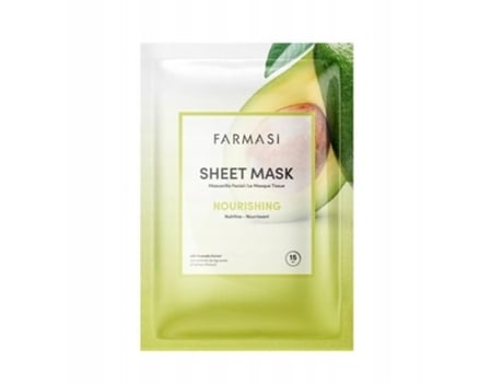 Nourishing Avocado Sheet Mask Single Use Face Treatment Farmasi