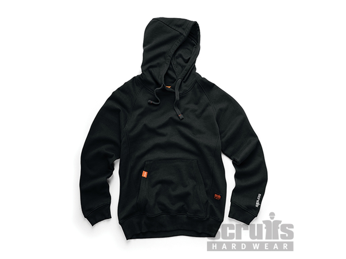 SCRUFFS T55403 Sudadera Con Capucha Eco Worker Color Negro
