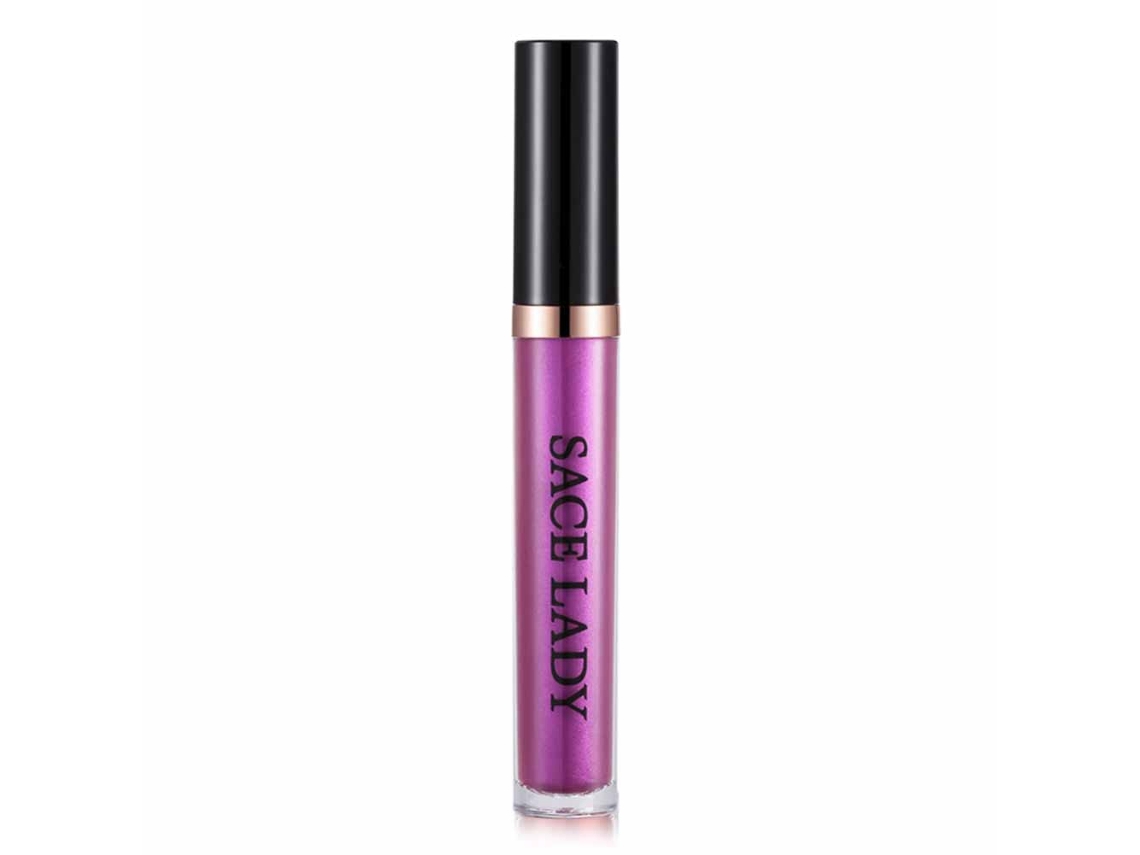Lápiz Labial Líquido De Brillo Metalizado Mate Duradero Nude Pigmento Maquillaje (04)