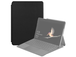 Capa De Couro Com Textura Elástica E Aba Horizontal Para Microsoft Surface Go 2 / Surface Go Voltage Com Suporte.