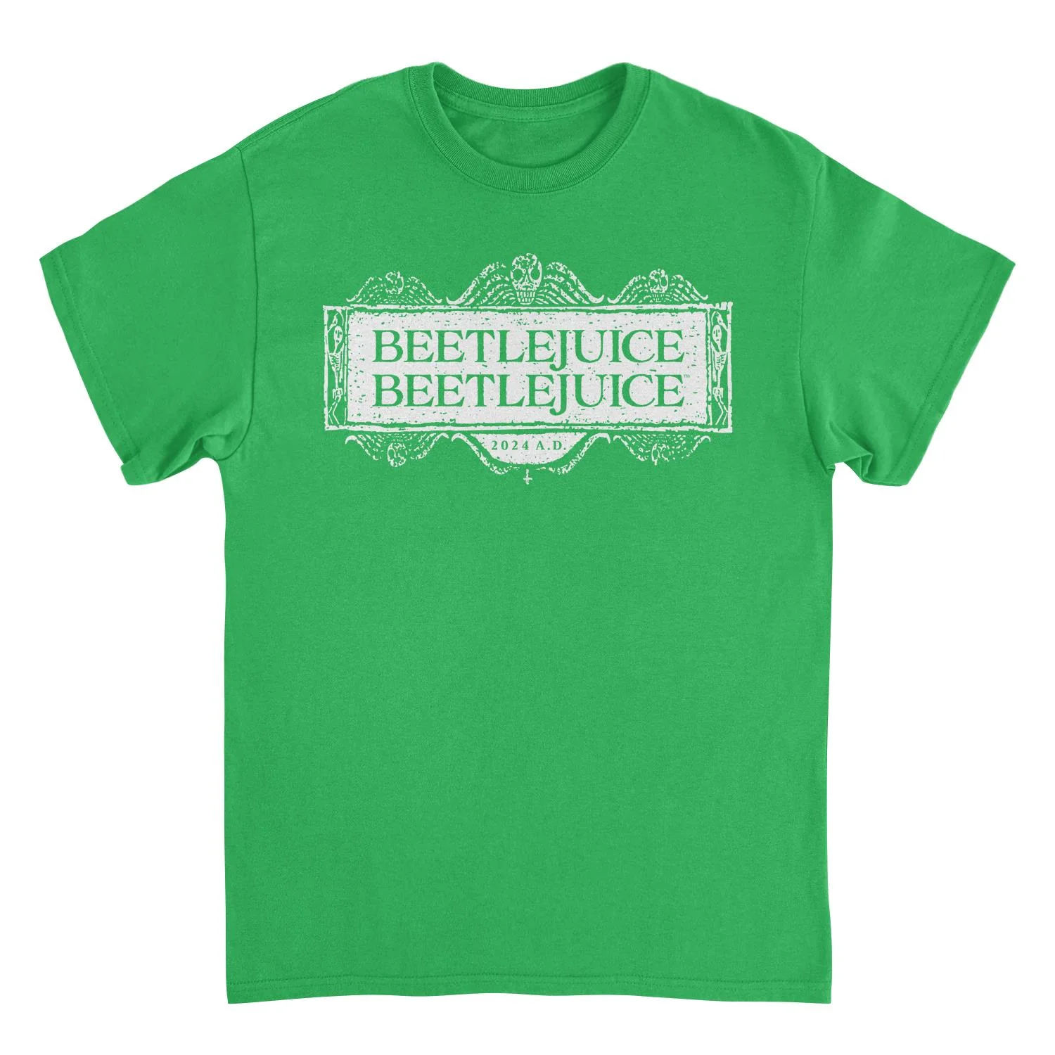 Rockinstone Beetlejuice Beetlejuice Beetlejuice Logo Shirt Size:m