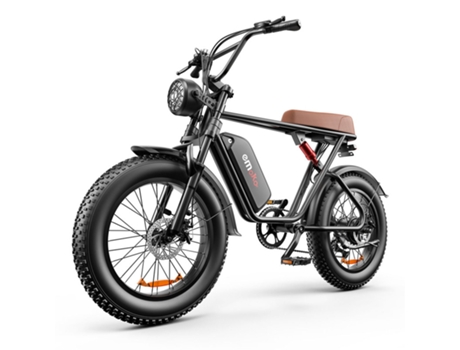 Bicicleta Elétrica C91 1000W*2 Motor 48V-20Ah Bateria Amovível 7 Velocidades Shimano Roda 20'' Castanho EMOKO