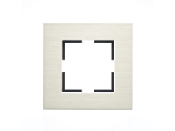 Placa de Acabamento em Metal de Bronze 1 Post 84X87X10Mm