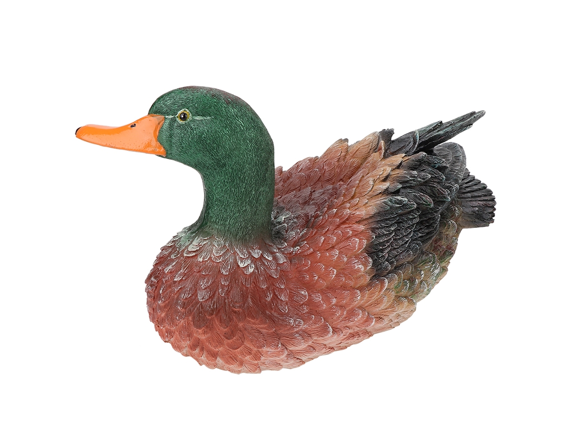 Estátua De Pato Simulação Moldura Animal Decoração Jardim