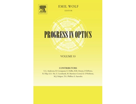Livro Progress in Optics de Emil Wolf (Inglês - Capa Dura)