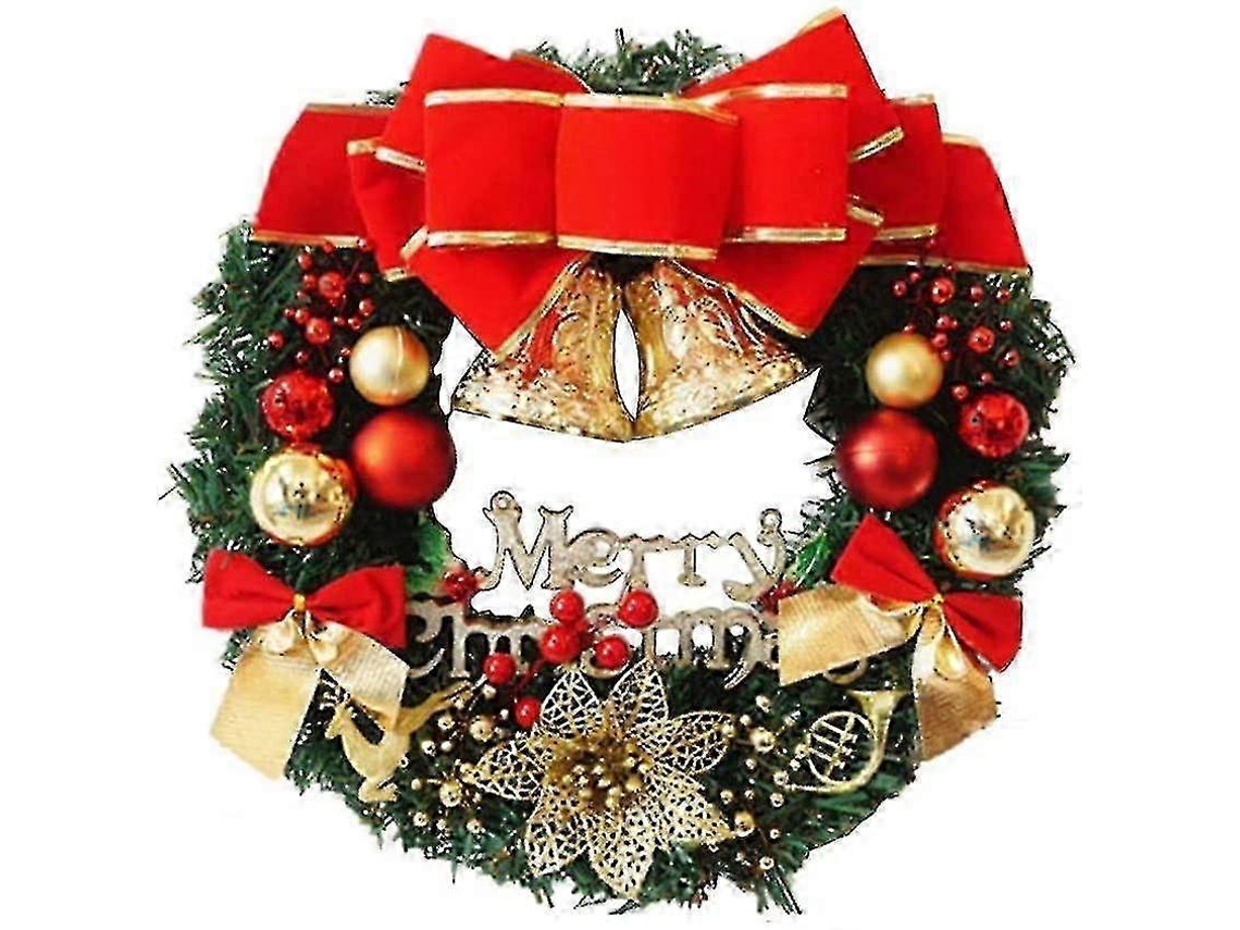 Guirlanda De Natal Criativa Para Decorao De Natal Vermelha Hengjian (1 Unidade)