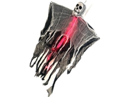 Fantasma SFUSHOS de Halloween com Caveira Iluminada