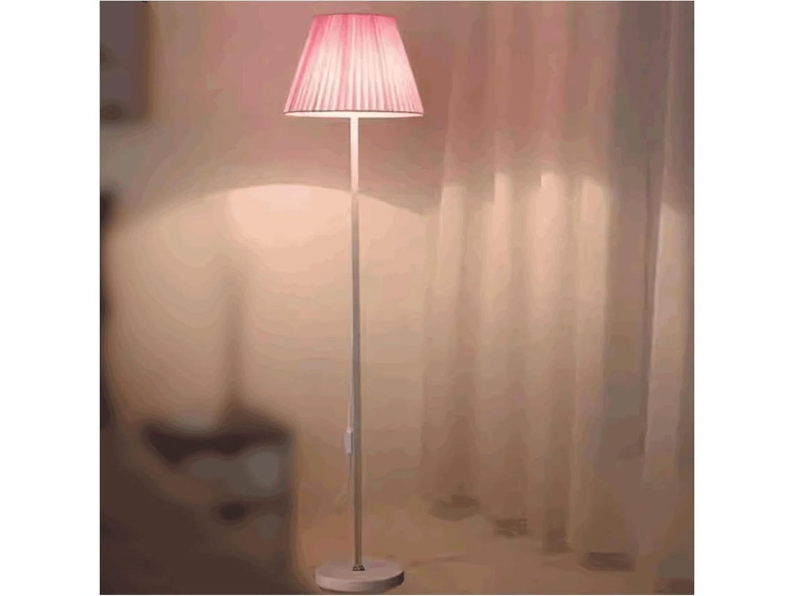 Luminária De Chão Simples, Luminária Alta Para Sala De Estar, Luminária De Chão Ferro Ajustável Estilo Fazenda Com 3 Cores