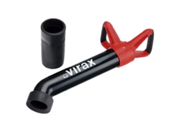 Desbloqueador de Bomba Virax 2 Alças Resistentes Soft Touch Vermelho Preto e Cinza