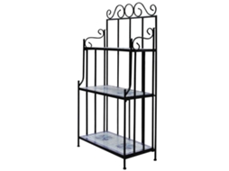 Suporte VIDAXL Blue Ceramic (58 x 30 x 115 cm)