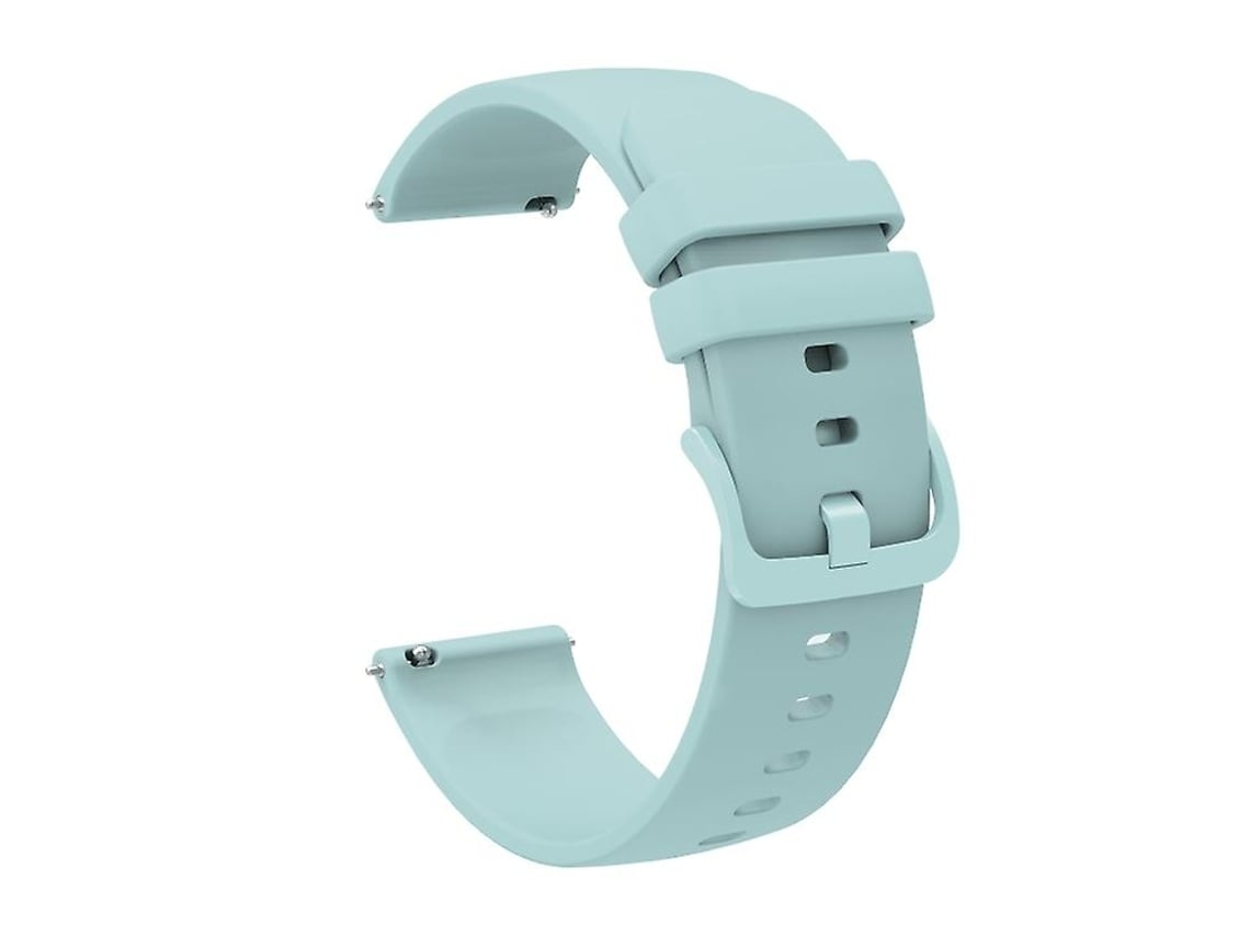 Lurelia Pulseira Garmin Venu De 20 Mm, Silicone Macio Cor Sólida, Verde Safira