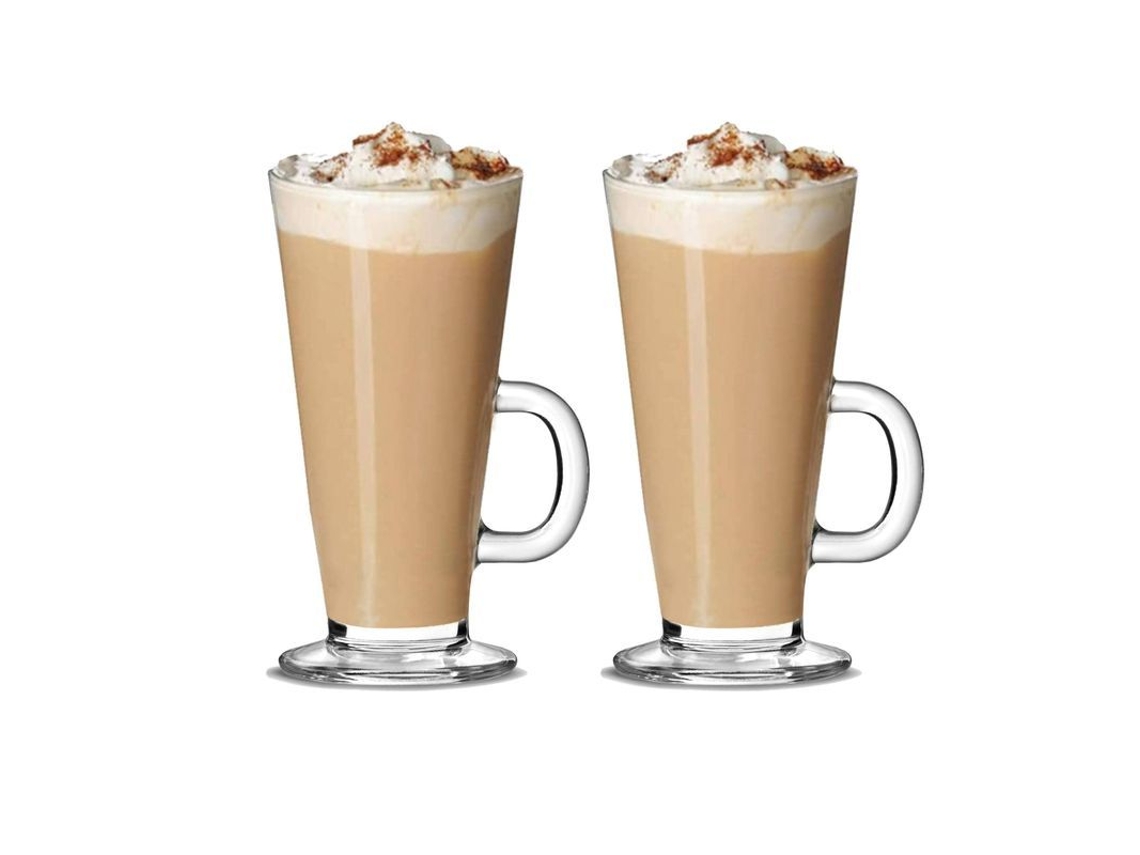 Rebe vasos de Café e Té Latte Pacote de 2 270ml Resistentes a Temperaturas Xícaras para Bebidas Quentes