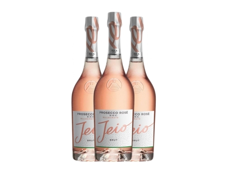 Espumante rosé BISOL Jeio Rosé Brut Prosecco (0.75 L - 3 Unidades)