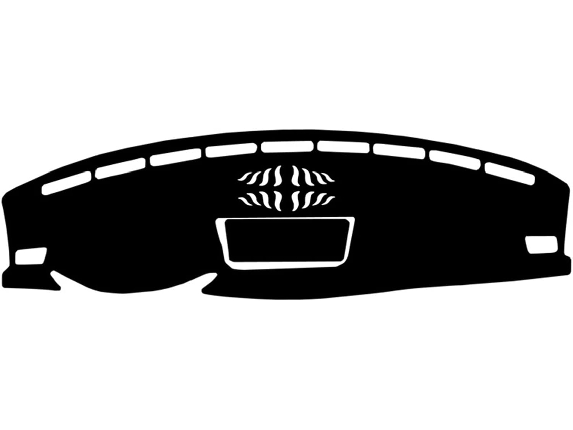 Tapete Automotivo para Painel de Instrumentos em Couro e Fibra de Carbono para Teramont e Atlas 2017 2020
