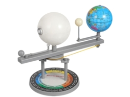 Modelo Educativo De Geografia Sol-luna-tierra Planetário Da Terra Sol Lua 21,00x17,00x10,50cm