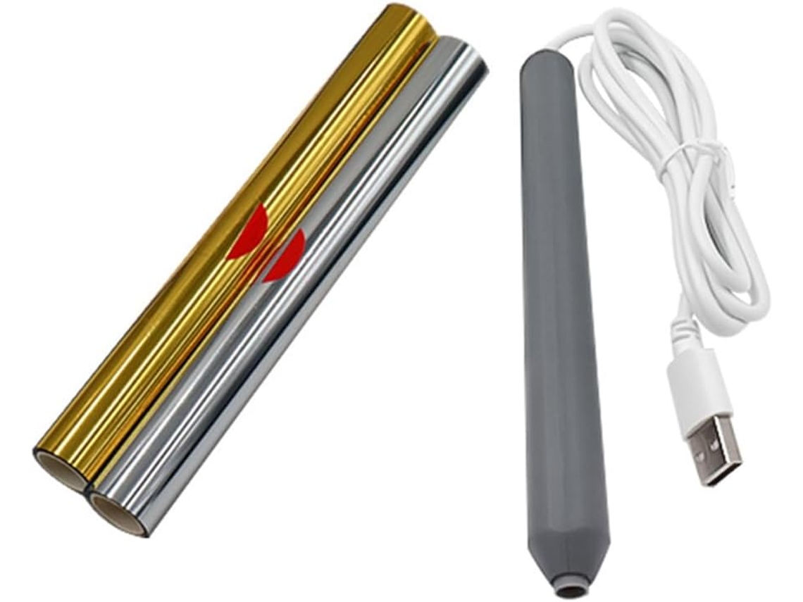 Conjunto de Canetas de Aquecimento Usb, Caneta de Papel Aquecida, Dourada. SFUSHOS