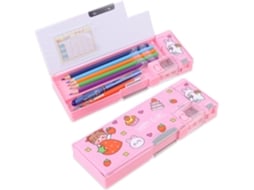 Estojo para Lápis, Dobrável, Multifuncional, Organizador, Escolar, Infantil, Adolescentes, Meninas, Meninos AQUAFORGE