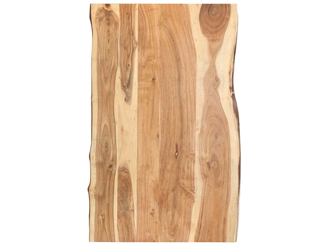 Vidaxl Tampo De Mesa 100x(50-60)x3,8 Cm Madeira De Acácia Maciça