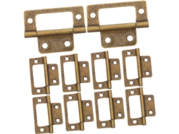 Conjunto De 12 Dobradiças Reforçadas Para Armários Pequenos, Portas
