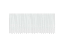 Maison Exclusive - Cortina De Renda Com Cortinas Branco 180 X 600 Cm Poliéster