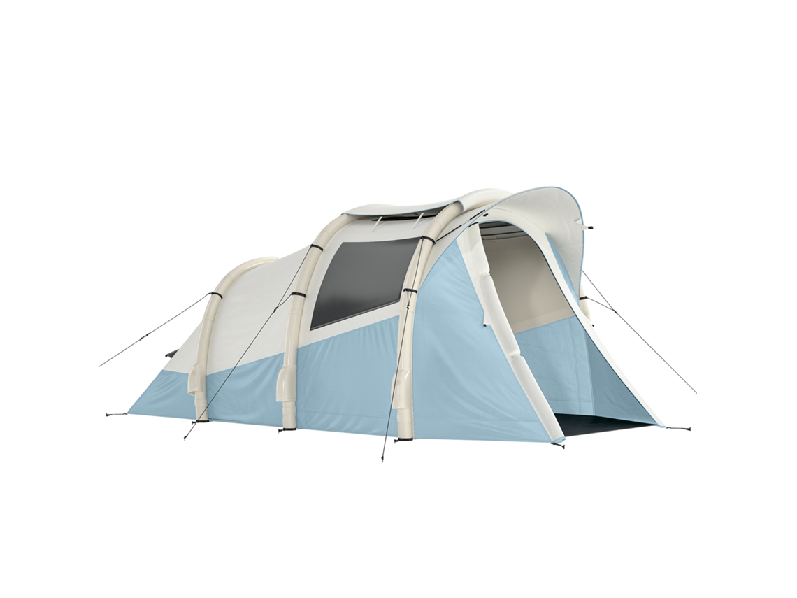 Tenda inflável para 2-3 pessoas BTFORUS,com bomba,impermeável,azul claro
