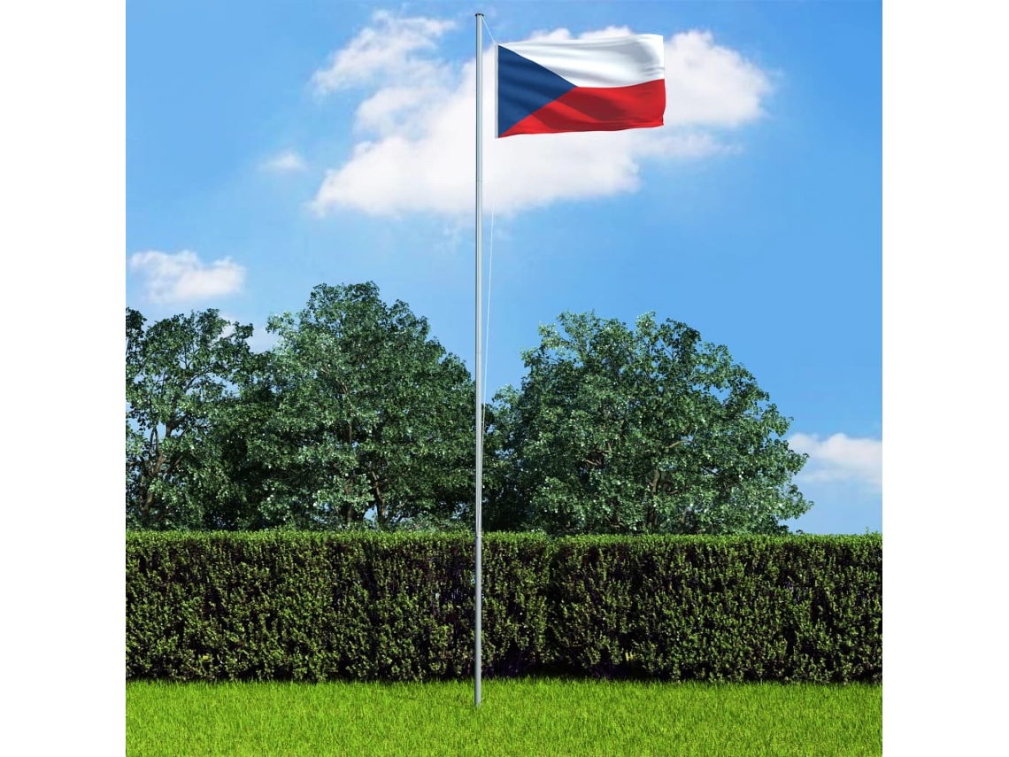 Vidaxl Bandeira Da Chéquia 90x150 Cm
