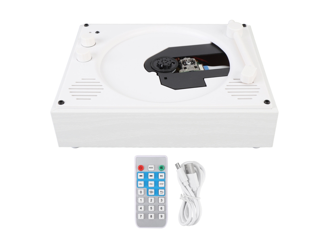 Reprodutor de Cd Bluetooth Vintage LAXISCREED com Controle Remoto