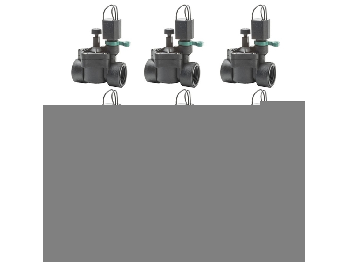 Válvula Solenoide RAIN Rn 150 24v 3/4” com Regulador de Fluxo (pacote com 8)