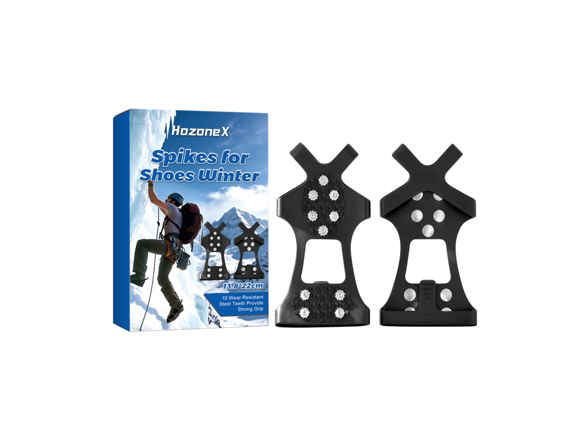 Botas de inverno para escalada na neve, antiderrapantes e de fácil colocação LAXISCREED