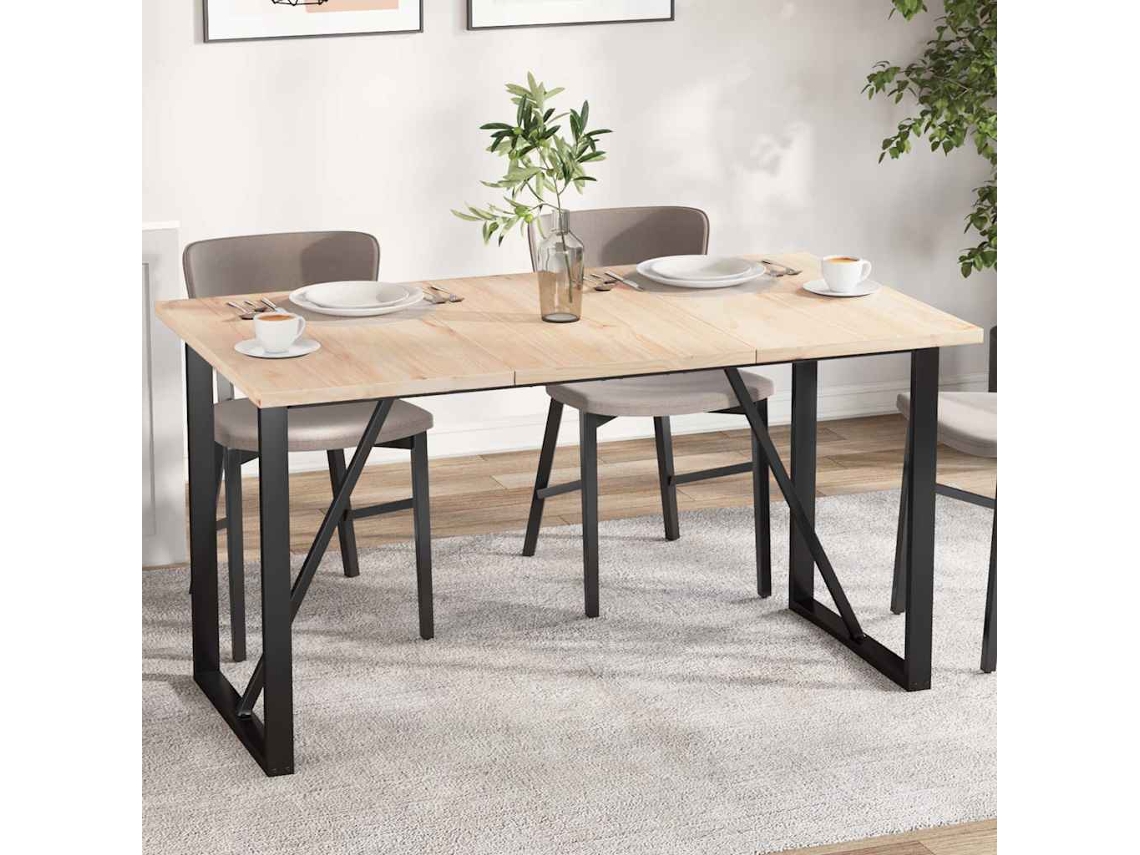 Vidaxl Tampos De Mesa Retangulares 3 Pcs 80x47x2,5 Cm Pinho Maciço