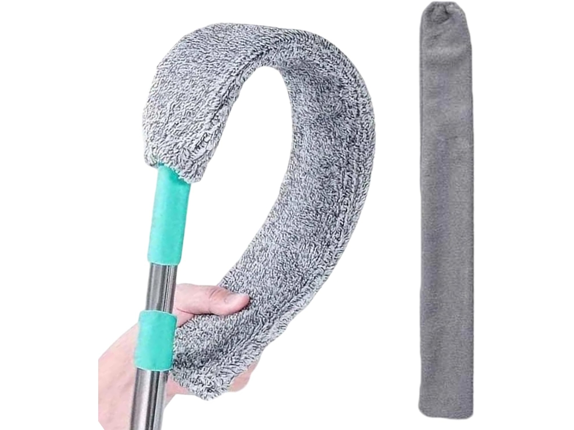 Escova De Limpeza Retrátil Para Debaixo Móveis, Com Cabo Longo