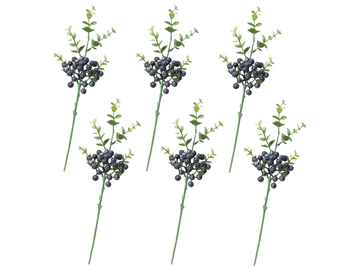Bagas de Eucalipto Artificial (pacote Com 6, Roxo) Eoocoo