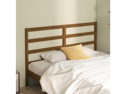Vidaxl Cabeceira De Cama 156x4x100 Cm Pinho Maciço Castanho Mel