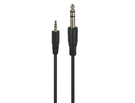Cabo De Som Jack 3.5mm M Para Jack 6.3mm 1.5m Xin Yue 8759 Preto