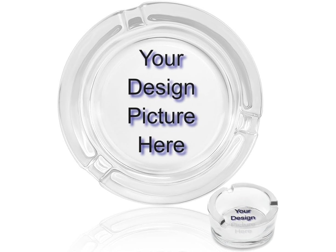 Cendrier Em Verre Cristal Personalizado Personalizado,