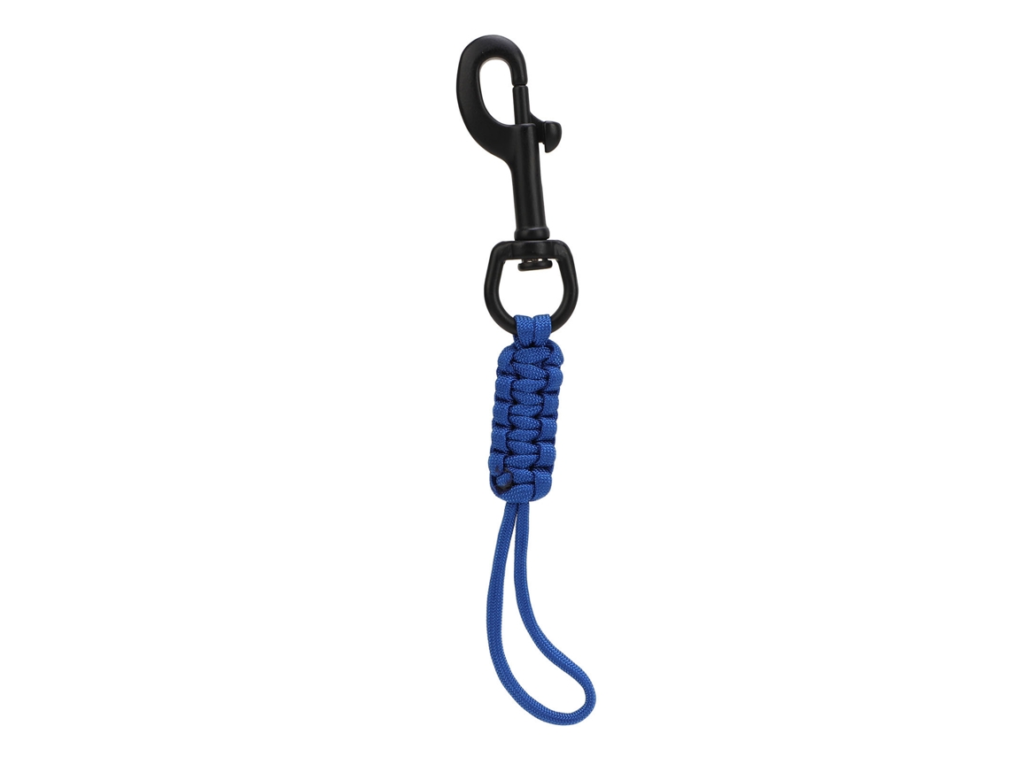 Cordão Para Mergulho Scuba De Aço Inoxidável 316 Com Gancho De Mola Manual Para Equipamentos Bcd Azul Royal