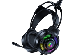 Fone de ouvido gamer com cancelamento de ruído, confortável para PC e lan house CHABERLU