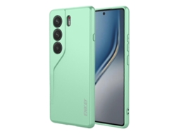 Capa De Silicone Para Tecno Camon 40 4g Enkay Hat Prince, Capa Traseira Para Celular Com Borda Reta, Verde Claro