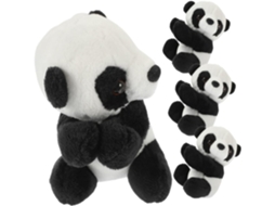 Conjunto Homoyoyo De 8 Peças Pelúcia Panda Com Alfinete E Decoração Animais Estimação
