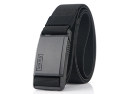 Cinto De Nylon Masculino Com Fivela Magnética De Metal E Liberação Rápida Para Atividades Ao Ar Livre, Cinto Elástico Casual SUNNY SPACES