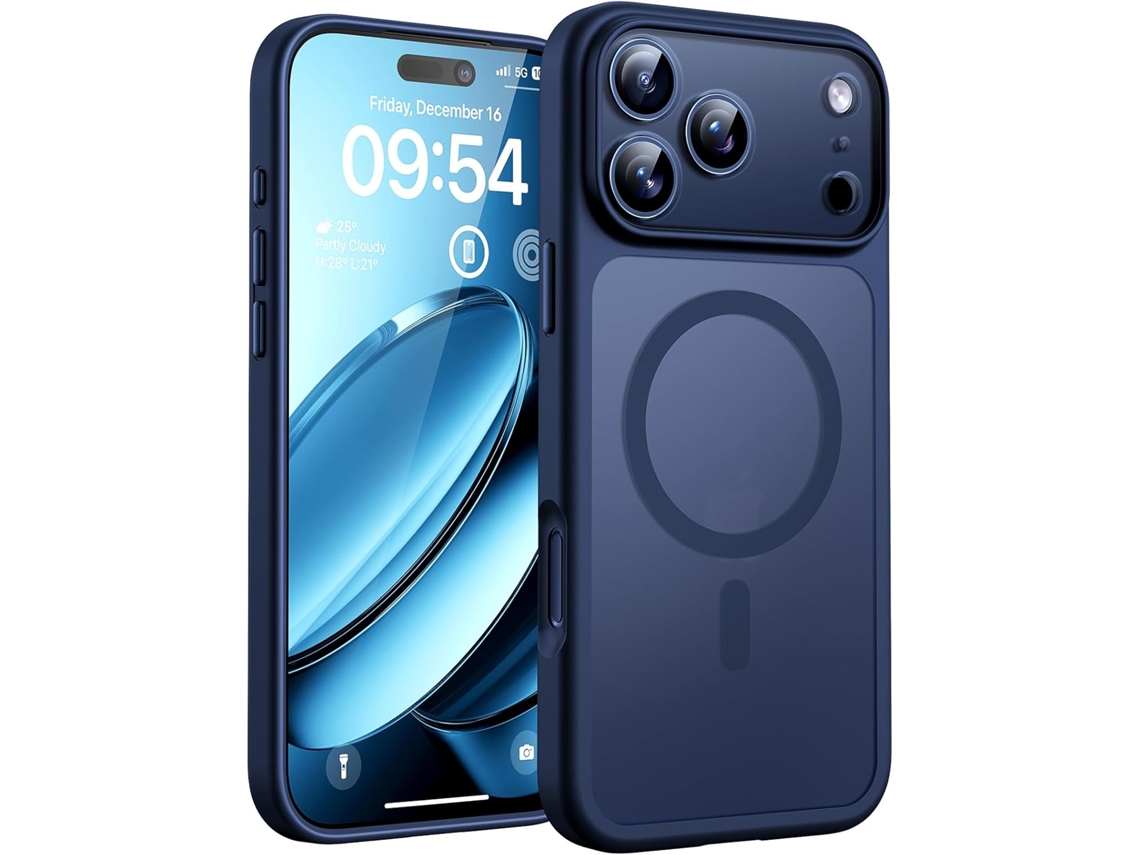 Capa Magnética Para Iphone 17 Pro Max De 6,9 ​​polegadas, Compatível Com Magsafe (azul Escuro)