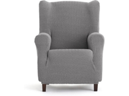 Capa de Poltrona EYSA Premium Jaz Tecido Multielástico (100 x 80 x 120 cm - Poliéster e Algodão - Gris)