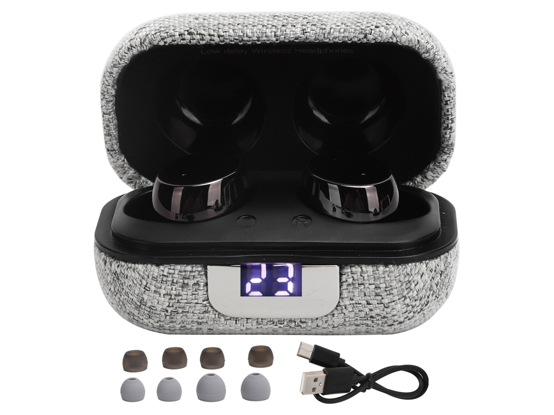 Auriculares Bluetooth TWS N80 con pantalla táctil digital para deportes