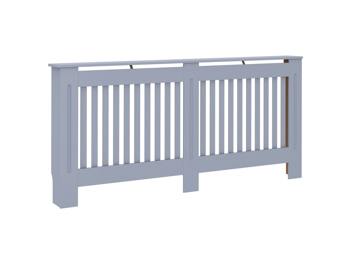 Radiator Cover, Radiator Covers Vidaxl Antracite Mdf (172 X 19 X 81.5 Cm)
