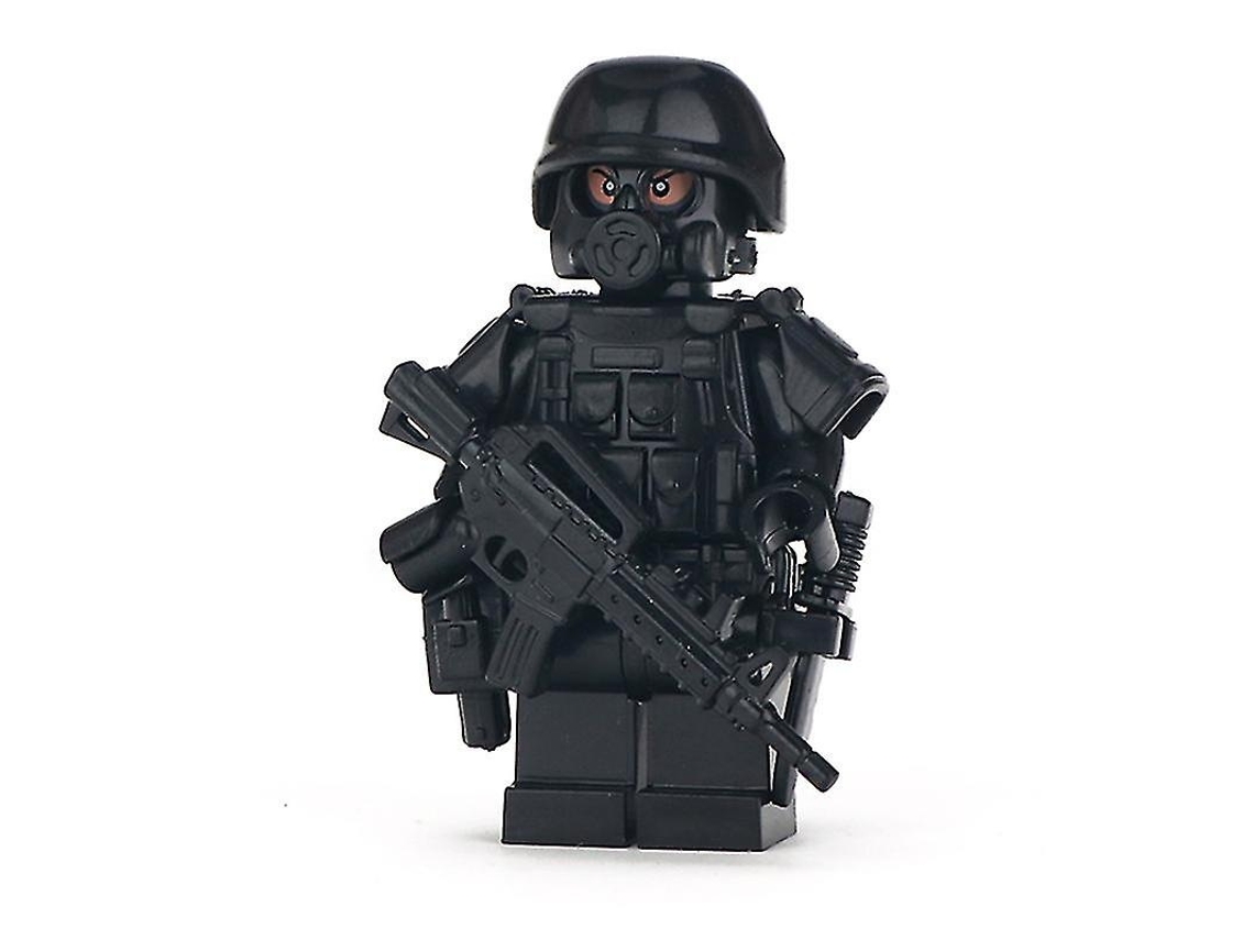 Lurelia Peças Moc Swat City Com Mini Armas E Figuras Militares, Acessórios Para Blocos