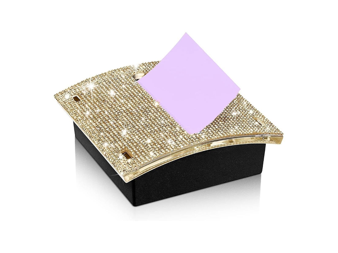 Porta Blocos Autoadesivo Com Strass 10 X 10 Cm Porta Notas Dispensador Porta Notas Adesivas Dispensador De Notas Adesivas Aquaforge